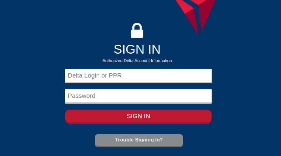 Delta Log In