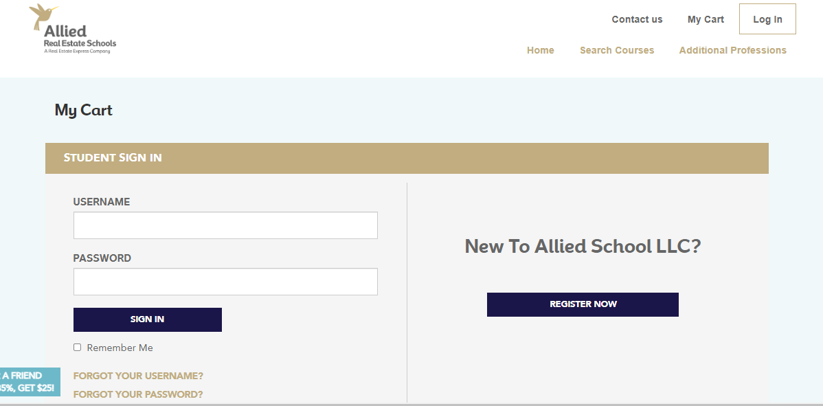 allied schools login