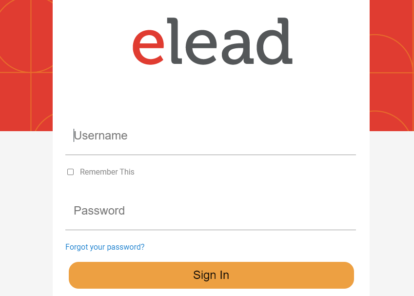 eLEAD crm Login