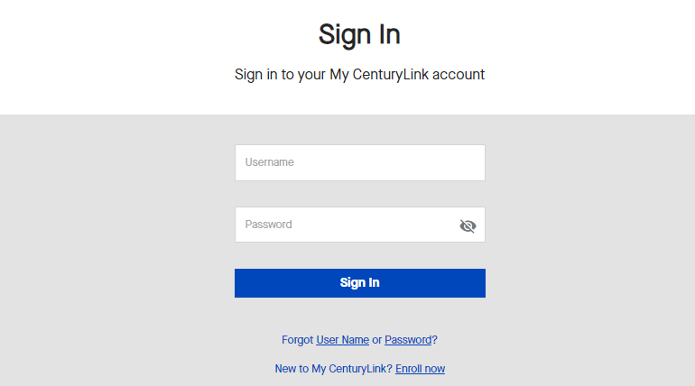 CenturyLink Login