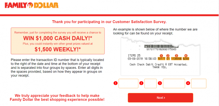 family dollar survey