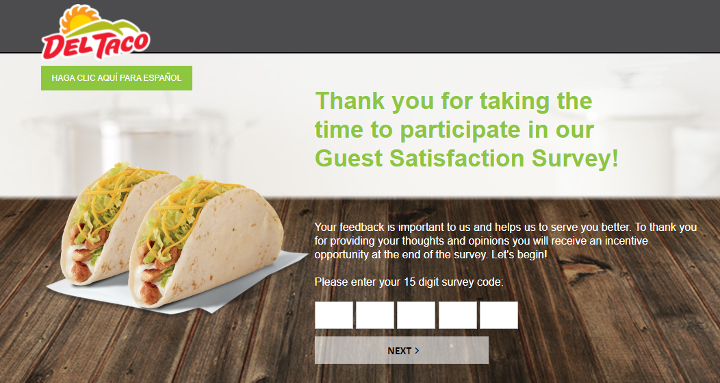 del taco survey