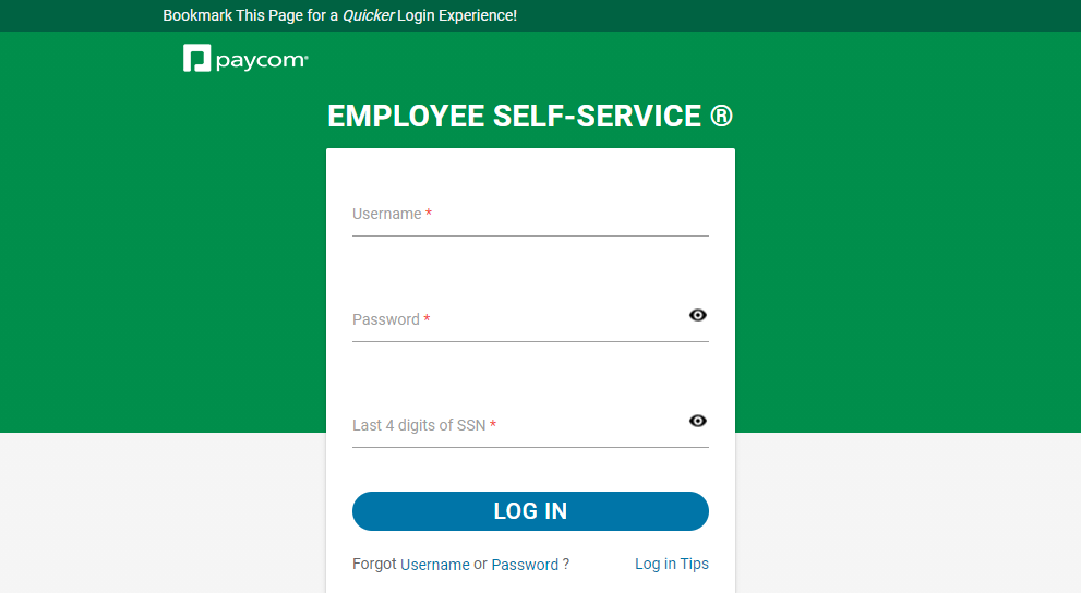 paycom employee login